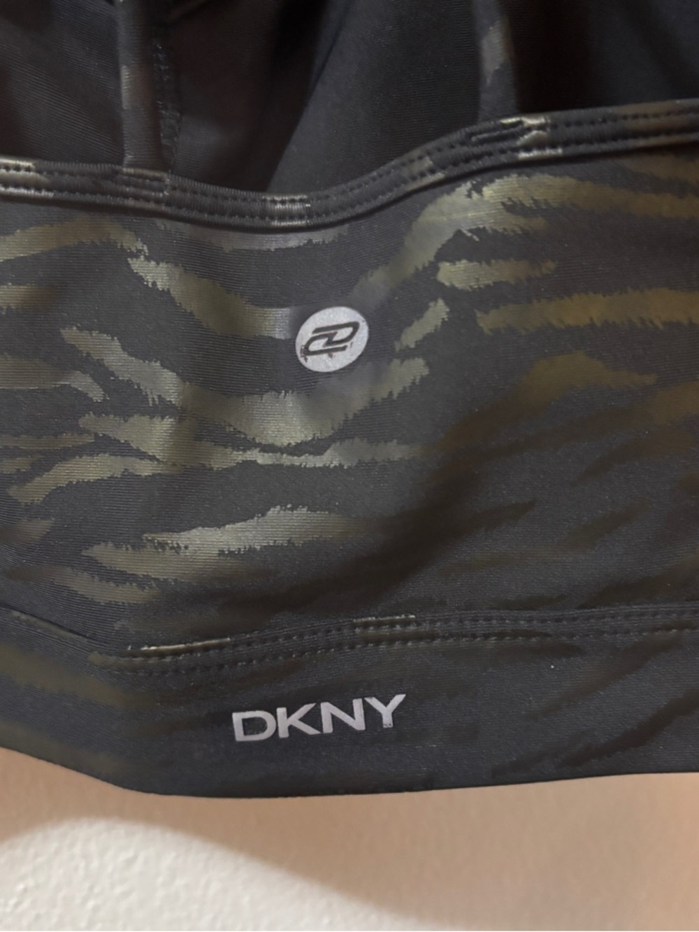 DKNY Sport Strappy Black Sports Bra-NWT - Picture 7 of 13